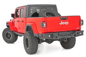 Jeep Gladiator Rear Bumper - Rough Country - Tubular - Textured Black - '20-'25